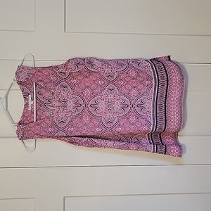 Violet & Claire sleeveless tunic top. Size medium